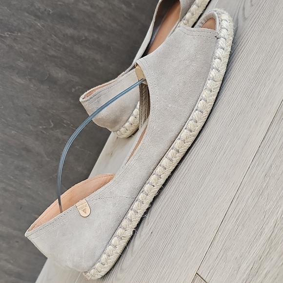 Verbenas Leather Peep Toe Cruz Espadrilles Flats EU 42 / US 11 - Picture 2 of 14